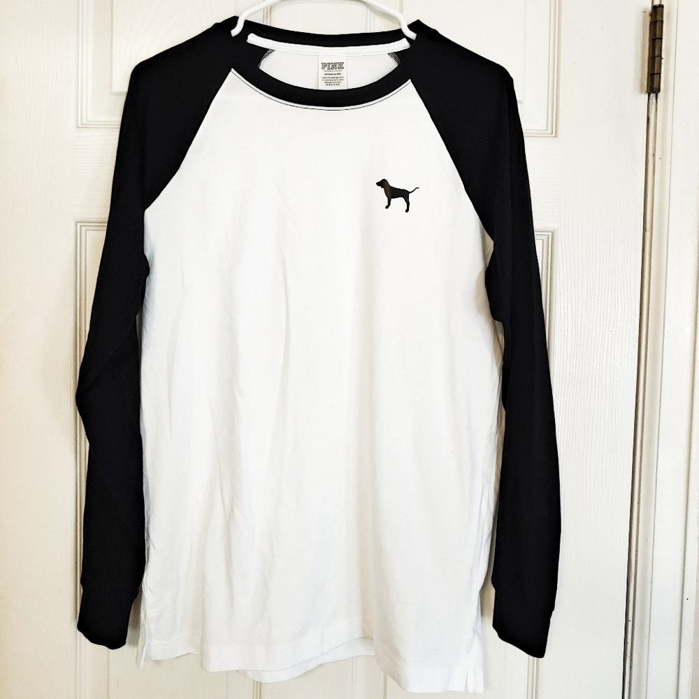 Victoria Secret Pink baseball style top